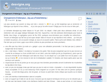 Tablet Screenshot of desvigne.org